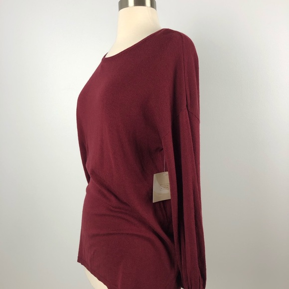 4th & Union Pullover Shirt Sweater Maroon Small P - Picture 2 of 8